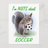 Soccer Nut Postkarte (Vorderseite)