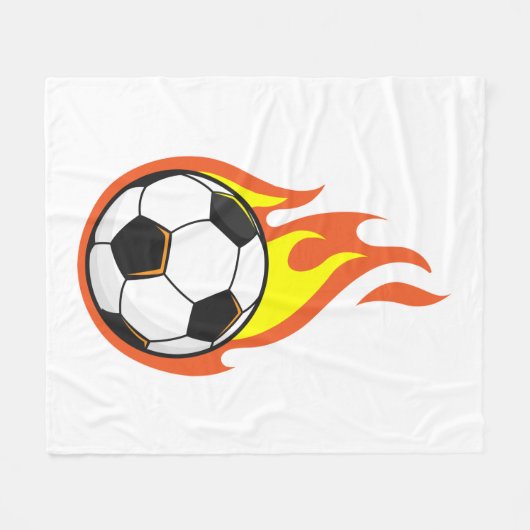 Soccer on Fire Fleecedecke (Vorderseite (Horizontal))