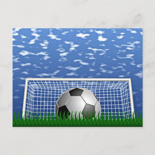 Soccer on Sunny Day Feiertagspostkarte (Vorderseite)