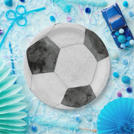 Soccer Paper Plate Pappteller (Party)