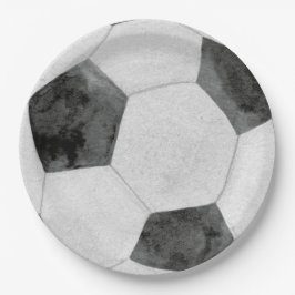 Soccer Paper Plate Pappteller
