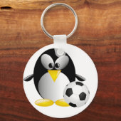 Soccer Penguin Schlüsselanhänger (Vorderseite)