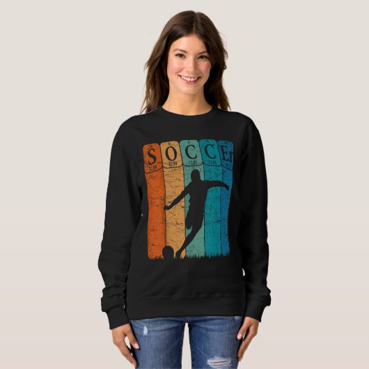 Soccer Periodic Table Elements Soccer Player Nerd  Sweatshirt (Vorne ganz)