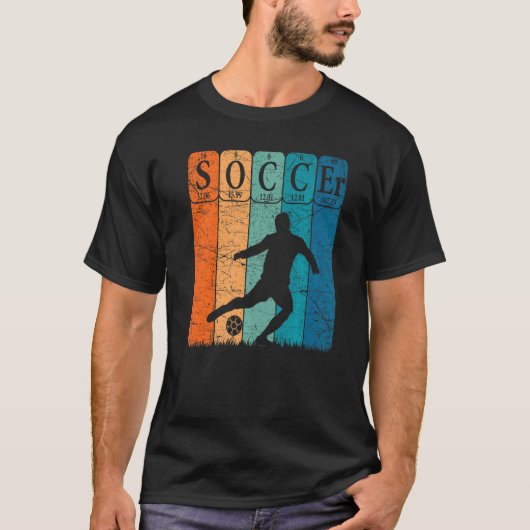 Soccer Periodic Table Elements Soccer Player Nerd  T-Shirt (Vorderseite)