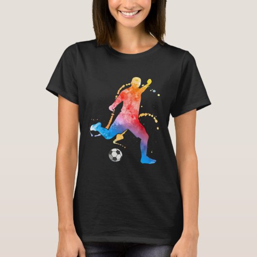 Soccer Player Football Graphic Soccer T-Shirt (Vorderseite)