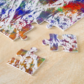 Soccer player in watercolor puzzle (Seite)