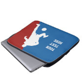 Soccer Player - individueller Laptop-Ärmel Laptopschutzhülle (Vorne Knopf)