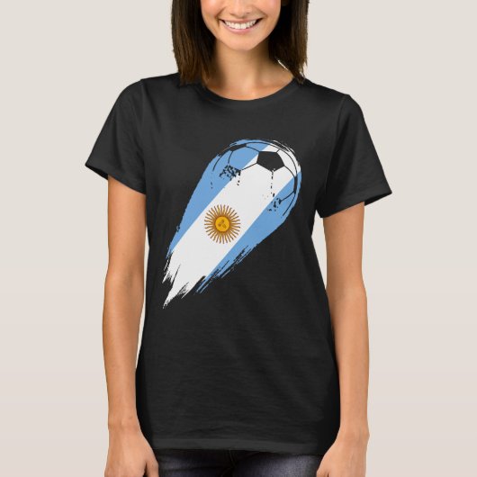 Soccer Player Of Pride Argentina T-Shirt (Vorderseite)