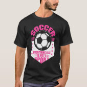 Soccer Players Soccer Team Graphic Women Girls Soc T-Shirt (Vorderseite)