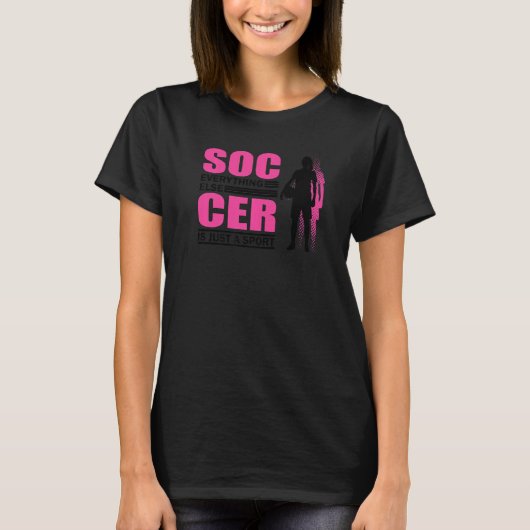 Soccer Players Soccer Team Graphic Women Girls Soc T-Shirt (Vorderseite)