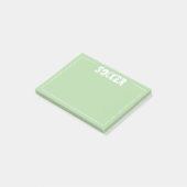 Soccer  post-it klebezettel (angewinkelt)