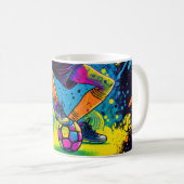 Soccer Realm Coffee Tasse (VorderseiteRechts)