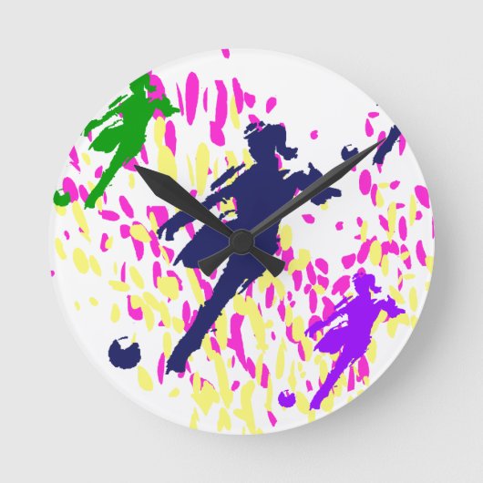 SOCCER RUNDE WANDUHR (Vorderseite)