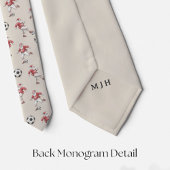 Soccer Santa Christmas Necktie with Monogram Krawatte
