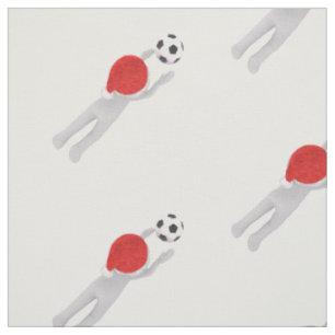 Soccer Santa Claus Stoff