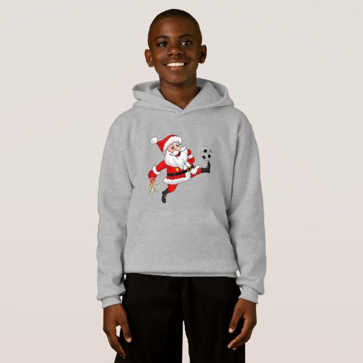 Soccer Santa Kid's T - Shirt (Vorne ganz)