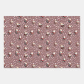 Soccer Santa on Rose Taupe Geschenkpapier Set (Vorderseite 2)