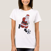 Soccer Santa Tee Shirt (Vorderseite)