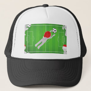 soccer santa truckerkappe