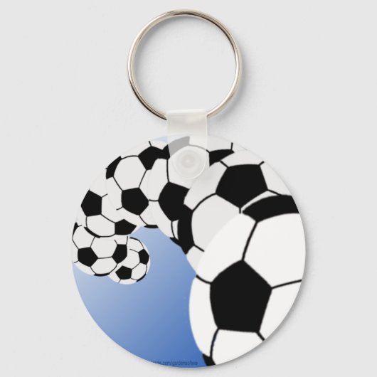 SOCCER SCHLÜSSELANHÄNGER Blue (Vorderseite)