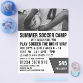 Soccer Shirt, Soccer Camp Advertising Flyer (Einzeln)