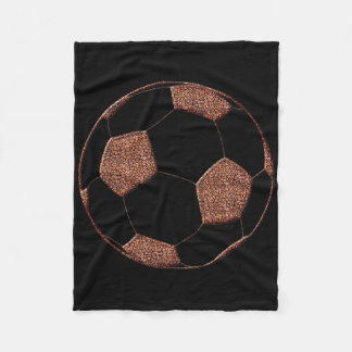 Soccer Sister Soccer Sis Funny Little Sister Bigge Fleecedecke