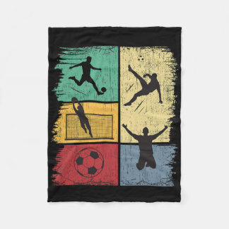 Soccer Sister Vintage Sport Lover Sister Mothers D Fleecedecke