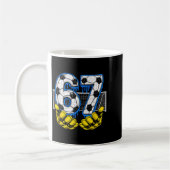 Soccer Six Seven 67 Funny Gen Alpha Meme Kaffeetasse (Links)