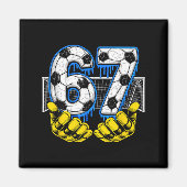 Soccer Six Seven 67 Funny Gen Alpha Meme  Magnet (Vorne)