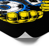 Soccer Six Seven 67 Funny Gen Alpha Meme  Poster (Ecke)