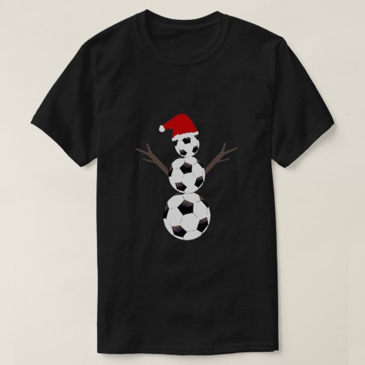 Soccer Snowman T-Shirt (Design vorne)