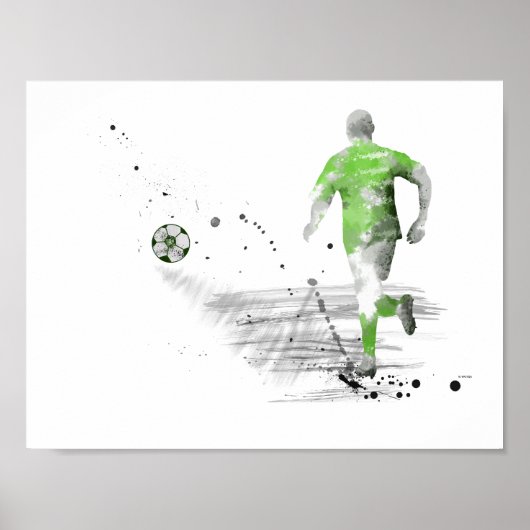 SOCCER-SPIELER 5 POSTER (Vorne)