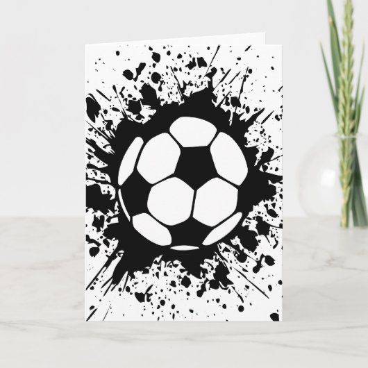 soccer splat. karte (Vorderseite)