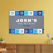 SOCCER Sports Bar Bat Mitzvah Unterschreiben Leinwanddruck (Insitu (Wohnzimmer))