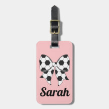Soccer Sports Custom Bag Tag