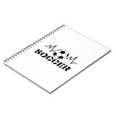 Soccer sports notizblock (Linke Seite)