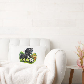 Soccer Star Black Horse Cute Garden Sticker Lendenkissen