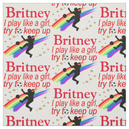 SOCCER STAR PERSONALISIERT FABRIC STOFF