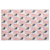 SOCCER STAR PERSONALISIERT FABRIC STOFF (Fat Quarter (45,7 x 55,9 cm))