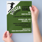 Soccer Strike, Soccer Lessons Advertising Flyer (Hand)