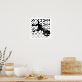 SOCCER-T - Shirt und Geschenke Poster (Küche)