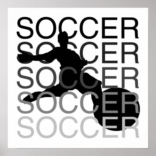 SOCCER-T - Shirt und Geschenke Poster (Vorne)