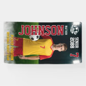 Soccer Team Senior Night Custom Photo Banner (Horizontal)