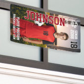 Soccer Team Senior Night Custom Player Photo Banner (Äußeres Gebäude)