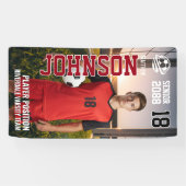 Soccer Team Senior Night Custom Player Photo Banner (Horizontal)
