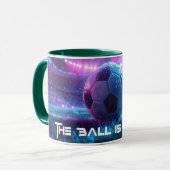 SOCCER - THE BALL IS ROUND - FOOTBALL TASSE (Vorderseite Links)