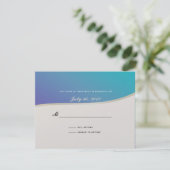 Soccer Theme Response Card RSVP Karte (Stehend Vorderseite)