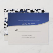 Soccer Theme Response Card RSVP Karte (Vorne/Hinten)
