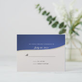 Soccer Theme Response Card RSVP Karte (Stehend Vorderseite)