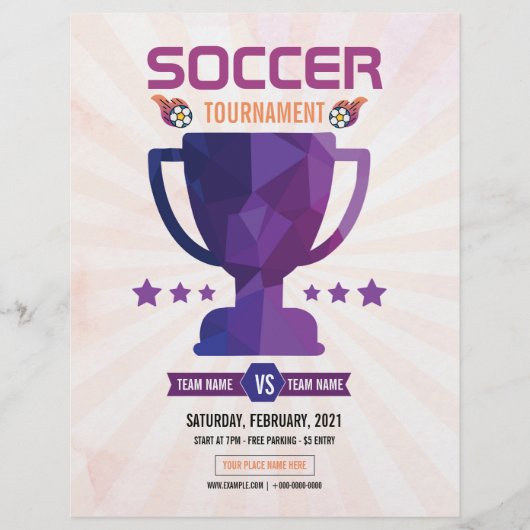 Soccer Tournament Flyer (Vorne)